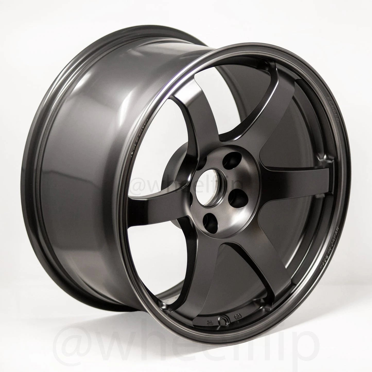 RAYS Volk racing TE37SL SAGA M-SPEC 18X9.5 J/ 39/5H x 114.3/15 Color Pressed Black