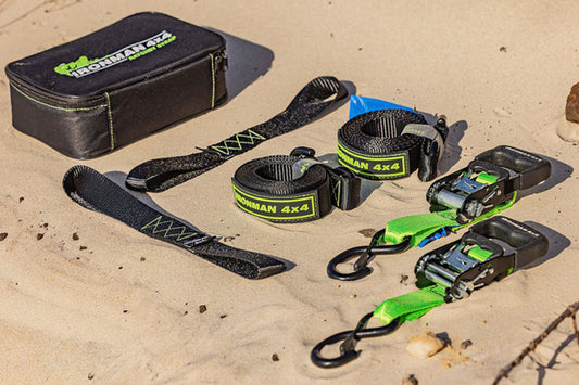 RATCHET TIE DOWN KIT | 1.5 IN. X 11.8 FT. (2 PACK)